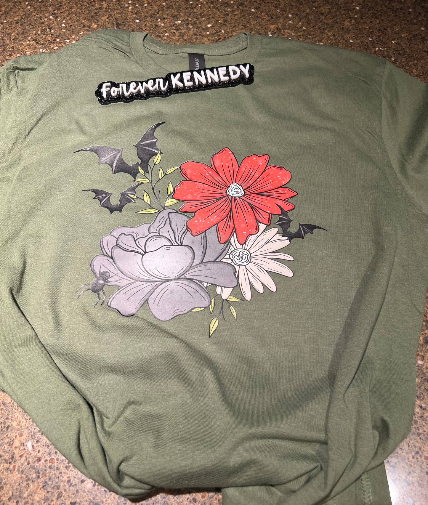 (MTO) Pick Your Apparel: Spooky floral bats