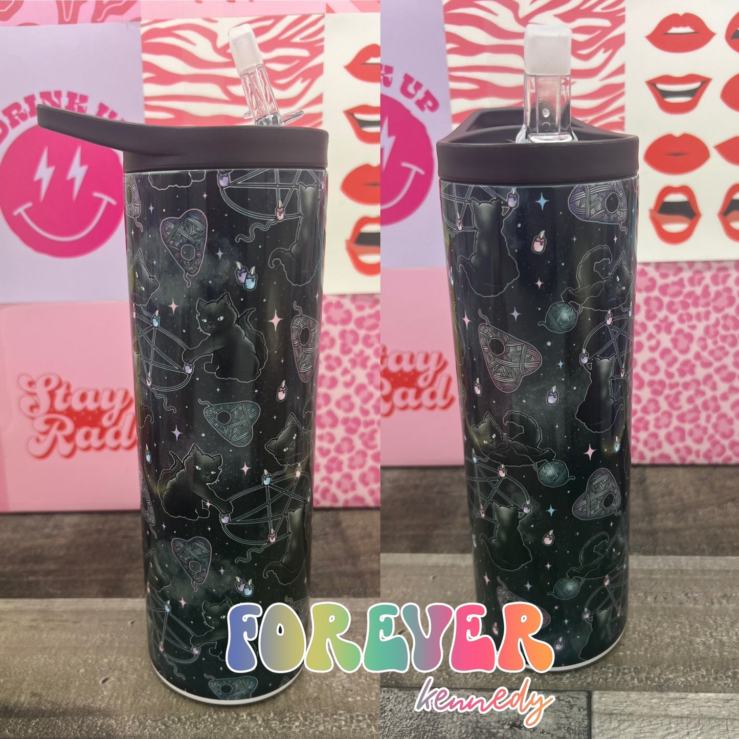 (MTO) 20oz Tumbler *choose style*: Witchy cats