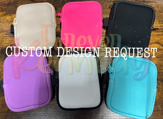 (MTO) Tumbler Bag with zipper: Custom design request