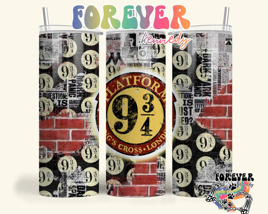 (MTO) 20oz Tumbler *choose style*: Platform 9 3/4