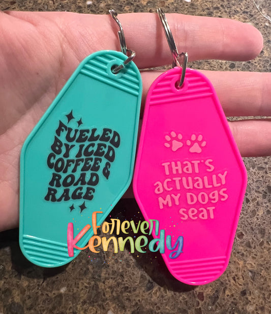 (MTO) Motel Keychain: Road Rage