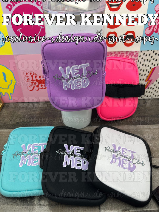 (MTO) Tumbler Bag with zipper: Anti-Social Vet Med Club