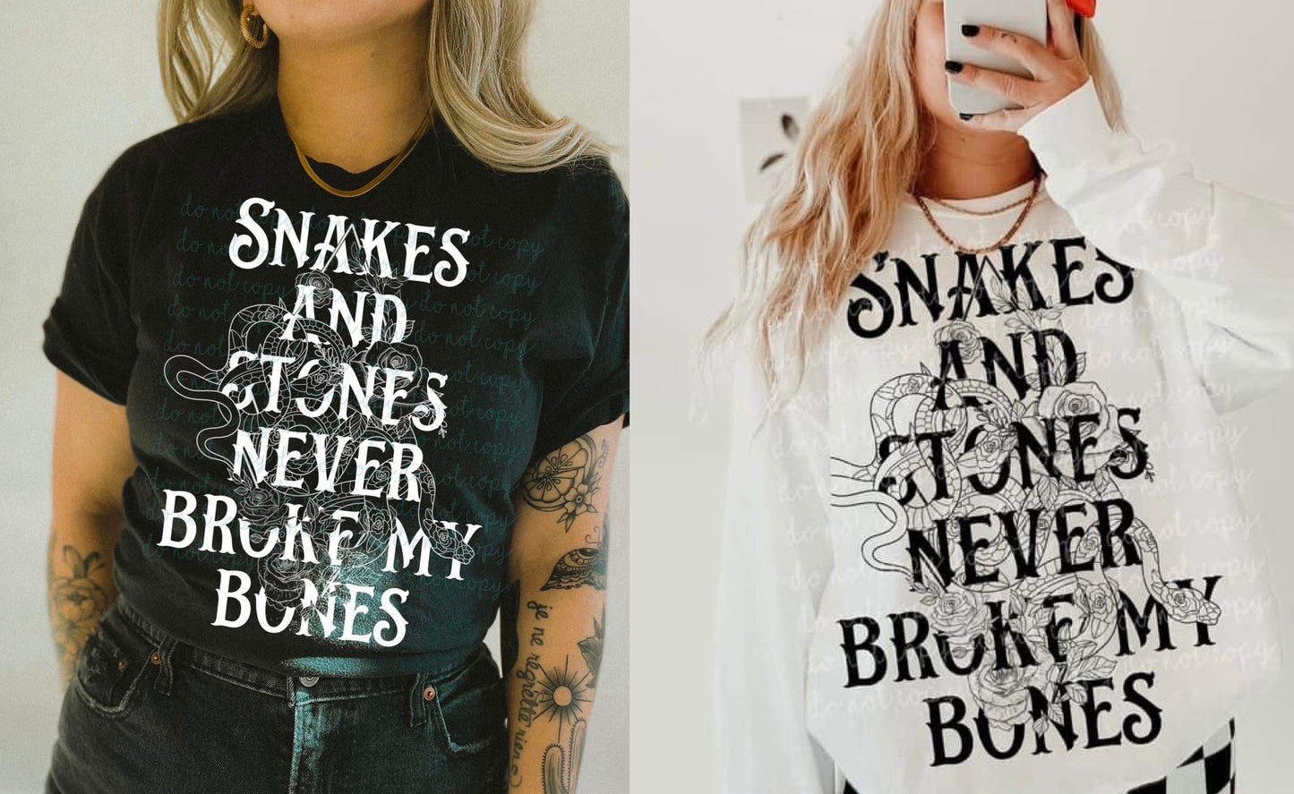 (MTO) Pick Your Apparel: Snakes and stones