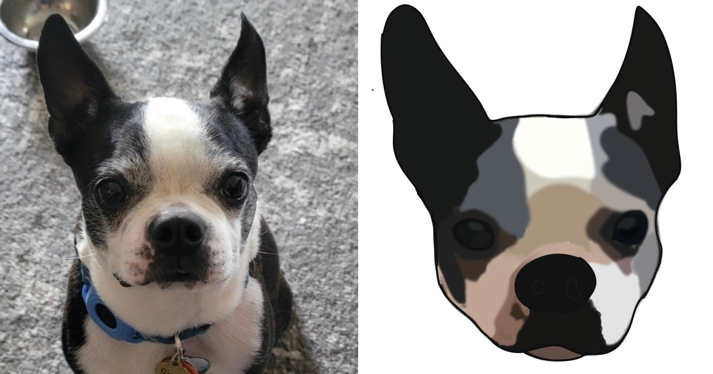 (MTO) Kenzie / Custom Digital Pet Drawing