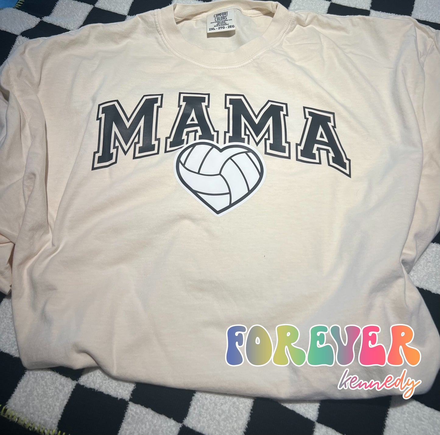 (MTO APPAREL) * CHOOSE STYLE: Volleyball Mama (front and back design)