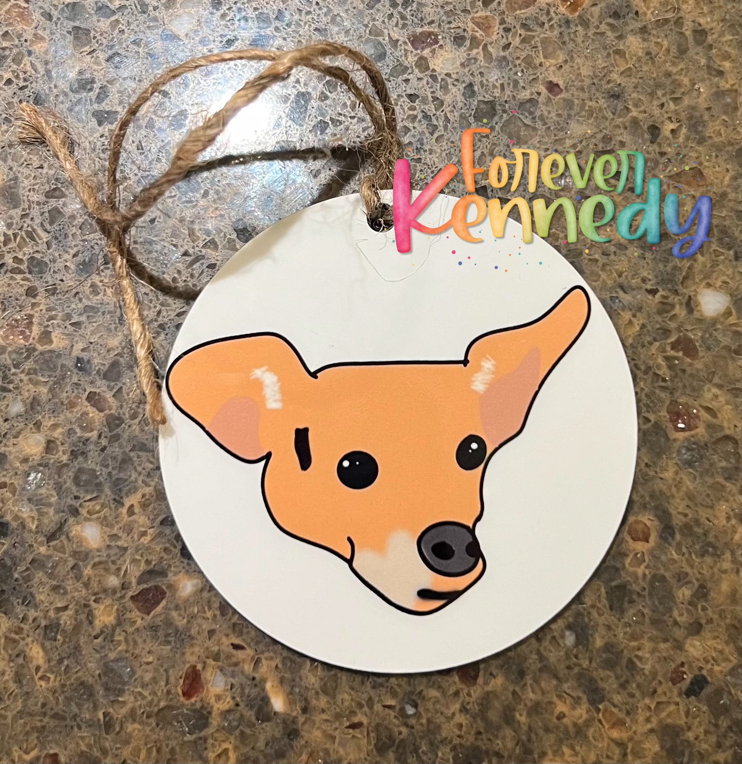 (MTO) Ornament: Custom KENZIE Pet Drawing