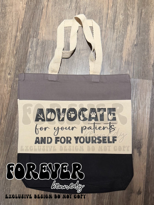 (MTO) Tote Bag: EXCLUSIVE DESIGN Advocate for your patients and for yourself