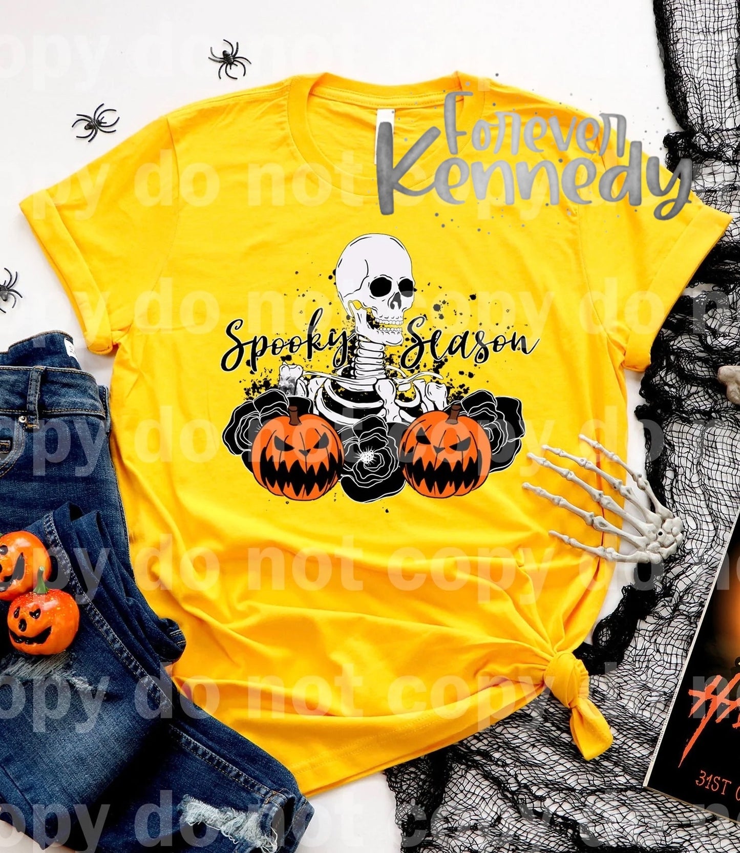 (MTO) Pick Your Apparel: Spooky season skeleton