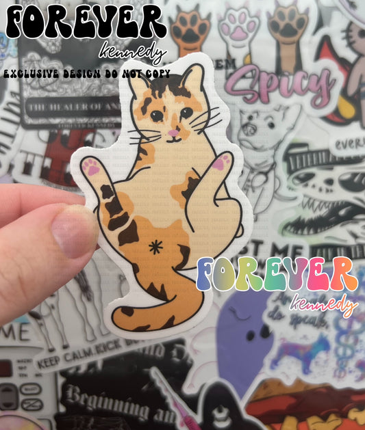 (RTS) Vinyl Sticker: EXCLUSIVE / Calico Cat Butt