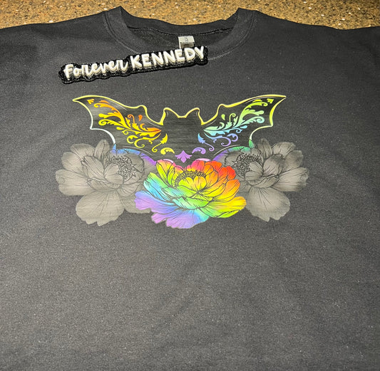 (MTO) Pick Your Apparel: Black Rainbow Bat