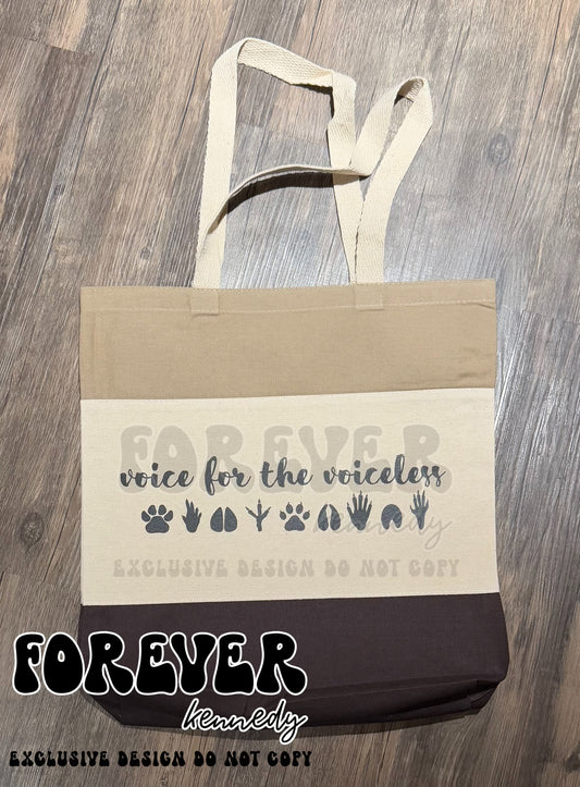 (MTO) Tote Bag: EXCLUSIVE DESIGN Voice for the voiceless