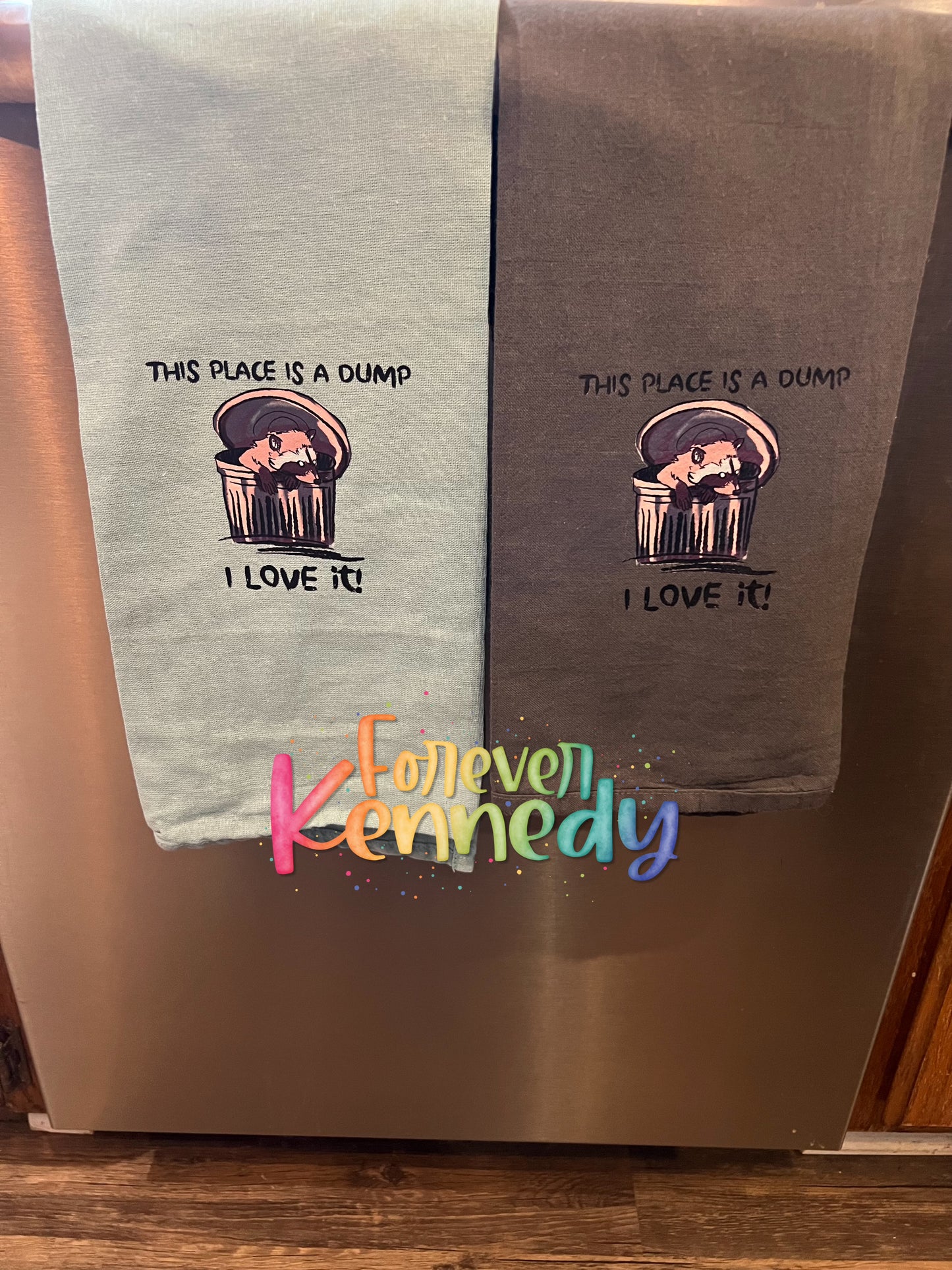 (RTS) Kitchen Dish Towel: This place is a dump