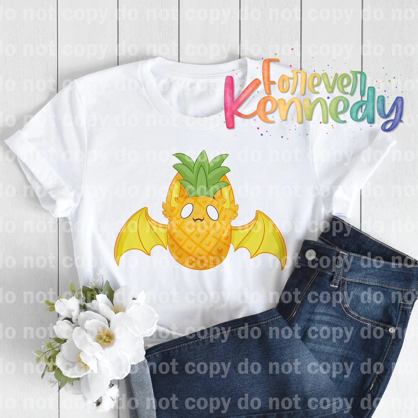 (MTO) Pick Your Apparel: Fruit bat Pineapple