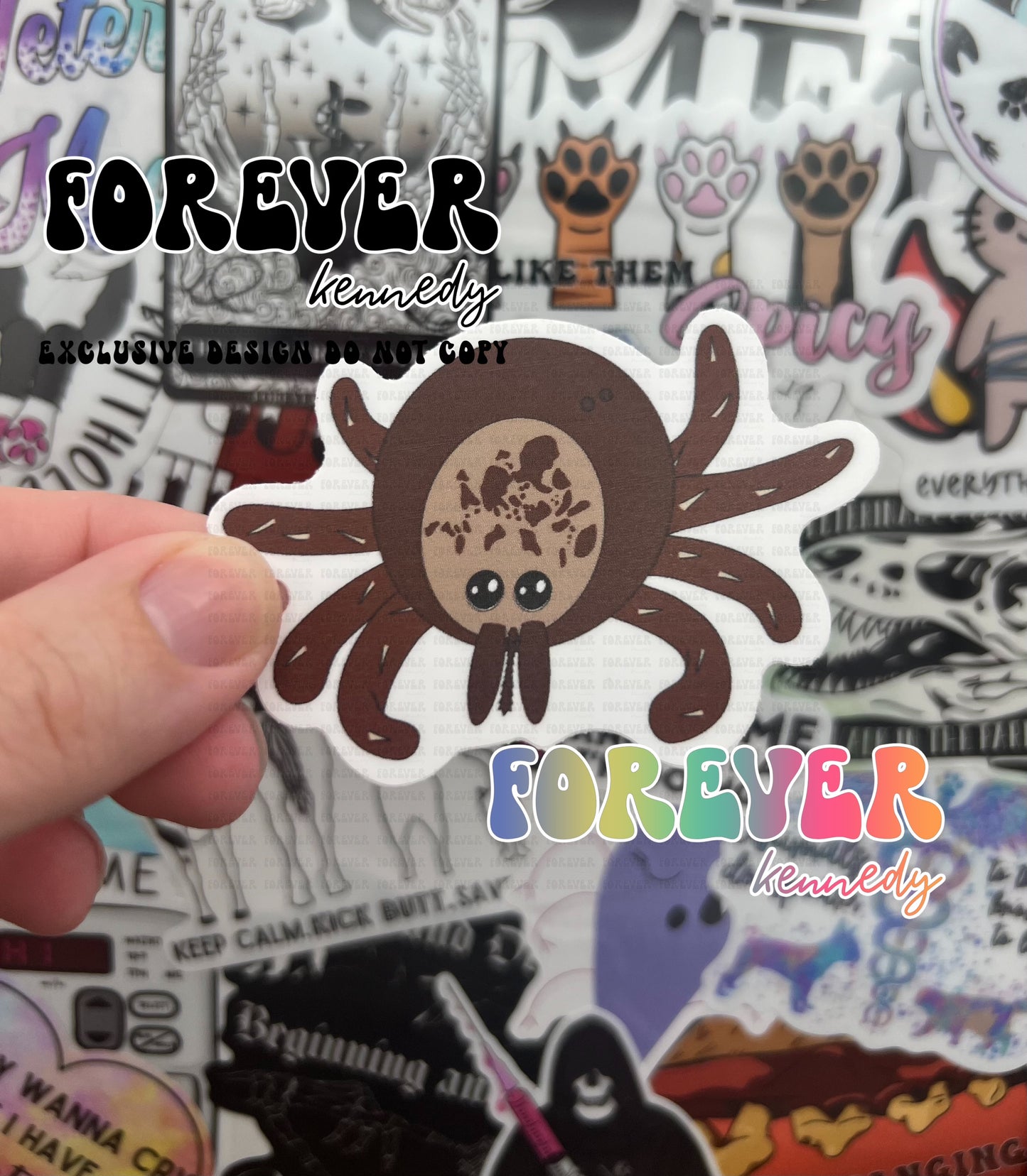 (RTS) Vinyl Sticker: EXCLUSIVE / Stuffed Animal Tick