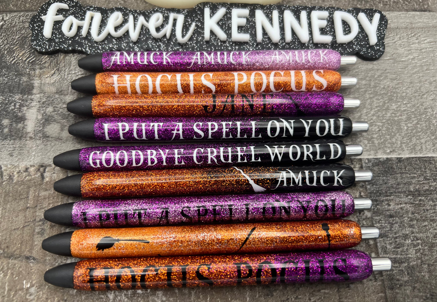 PO) Custom Epoxy Pen: Glitter – Furever Kennedy