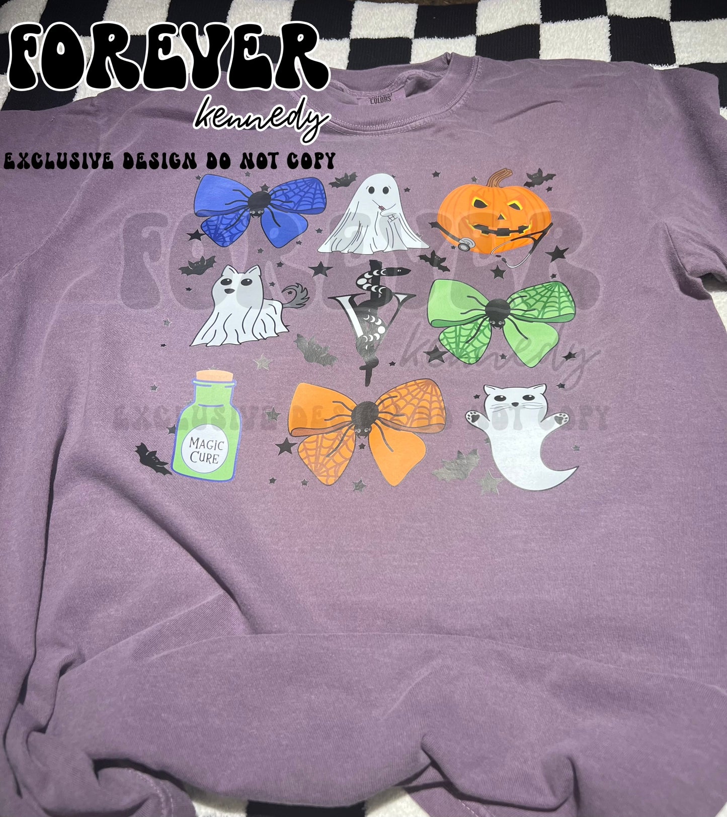 (MTO APPAREL) * CHOOSE STYLE: EXCLUSIVE DESIGN Veterinary Spooky Bows