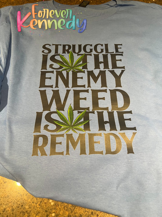 (MTO) CHOOSE YOUR APPAREL STYLE: Weed is the remedy