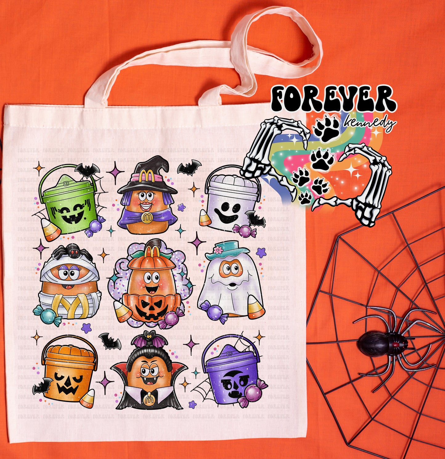 (MTO) Tote Bag: Nugget Halloween