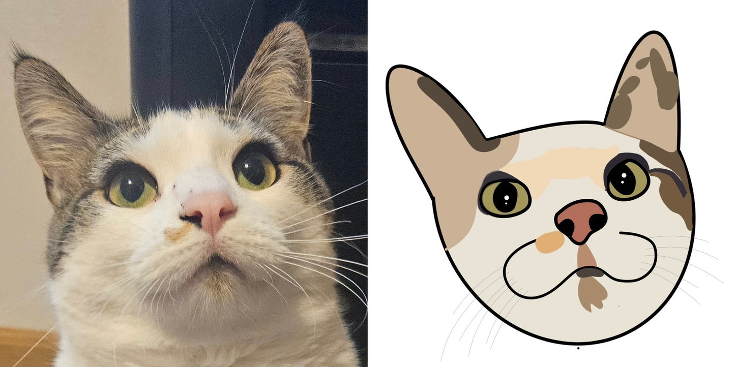 (MTO) Kenzie / Custom Digital Pet Drawing