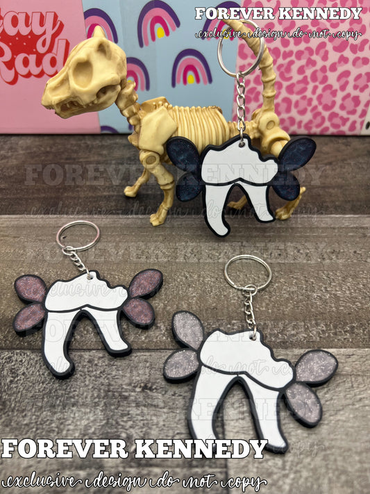 (RTS) Keychain: Tooth Fairy (Canine)