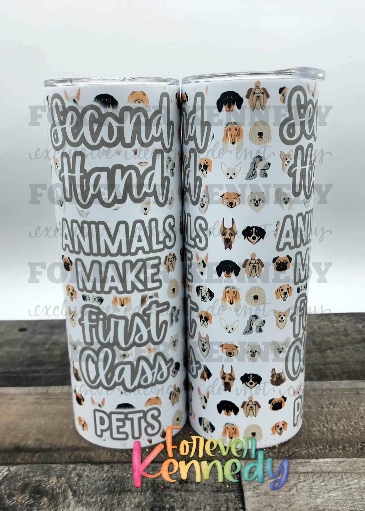 (MTO) EXCLUSIVE Sub Tumbler: Second hand animals (dog version)