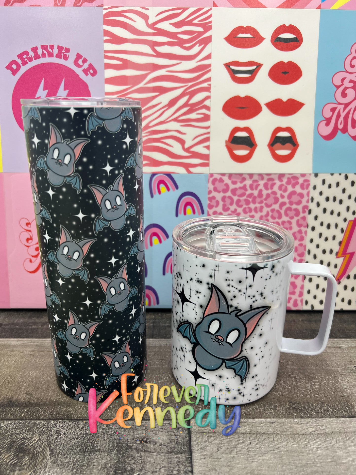 (MTO) Tumbler or Mug *choose style*: Bat friend