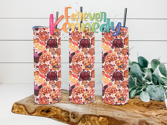 (MTO) 20oz Tumbler *choose style*: Bread and Dessert Animals Mash Up