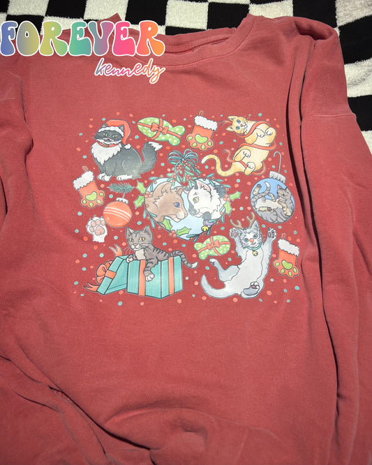 (MTO APPAREL) * CHOOSE STYLE: Christmas Cats