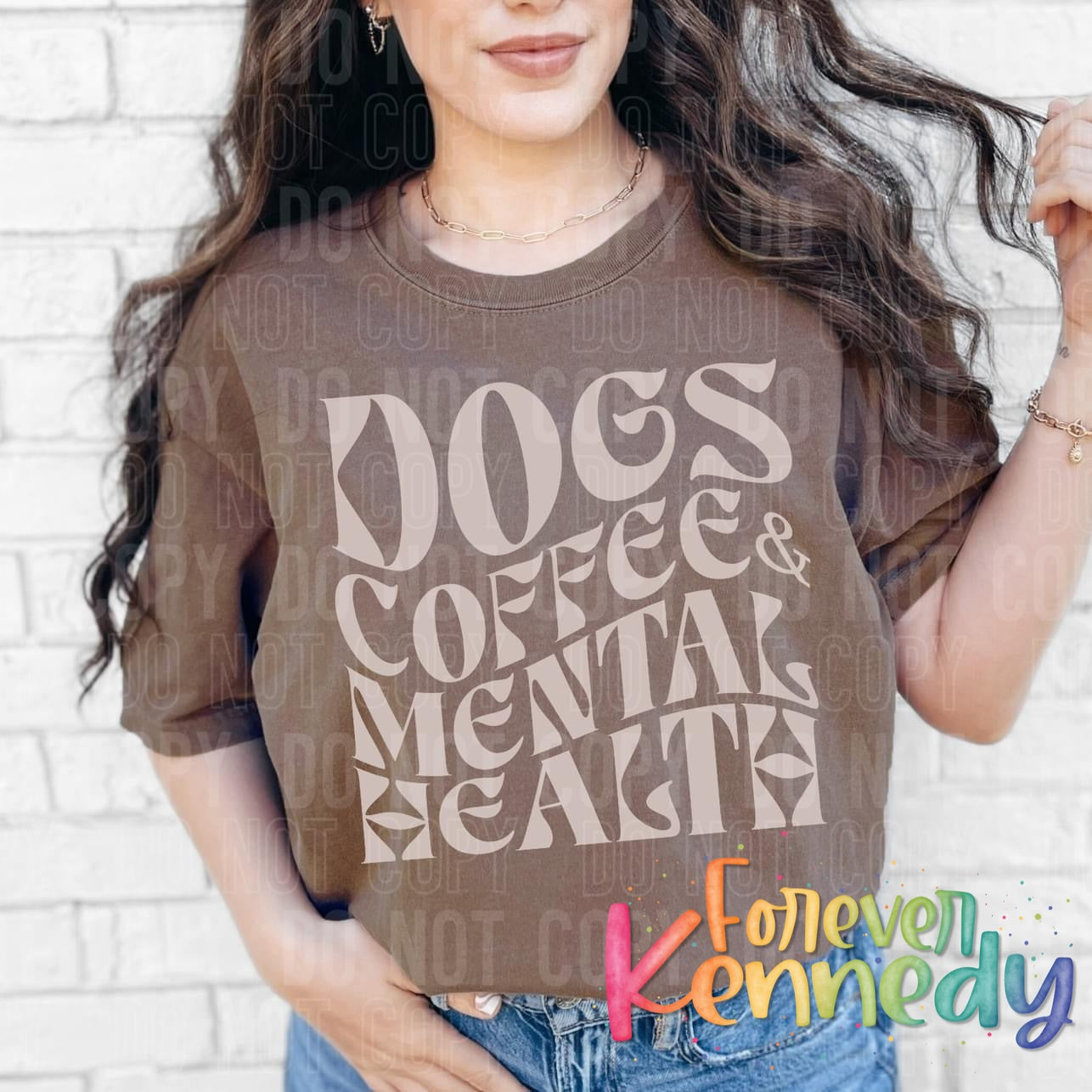 (MTO) CHOOSE YOUR APPAREL STYLE: Dogs coffee mental health