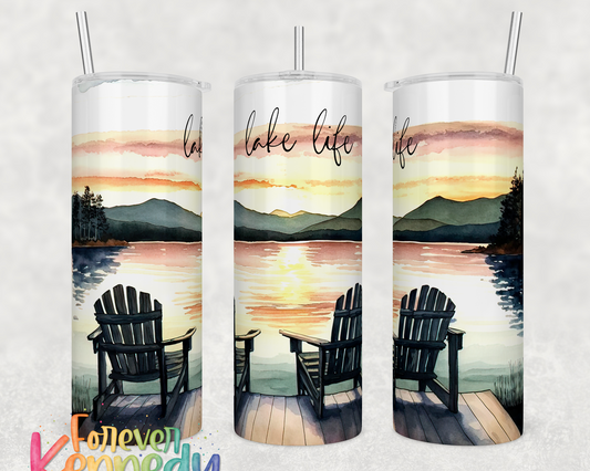 (MTO) 20oz Tumbler: Lake life