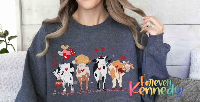 (MTO) Pick Your Apparel: Cow Butts Hearts