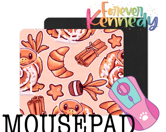 (MTO) Mousepad: Cinnamon Roll Snake