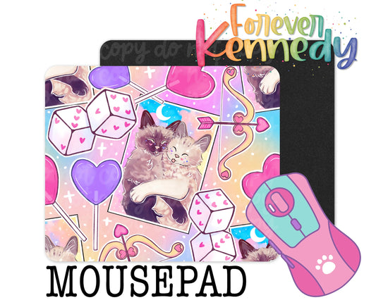 (MTO) Mousepad: Tarot Cat Lovers