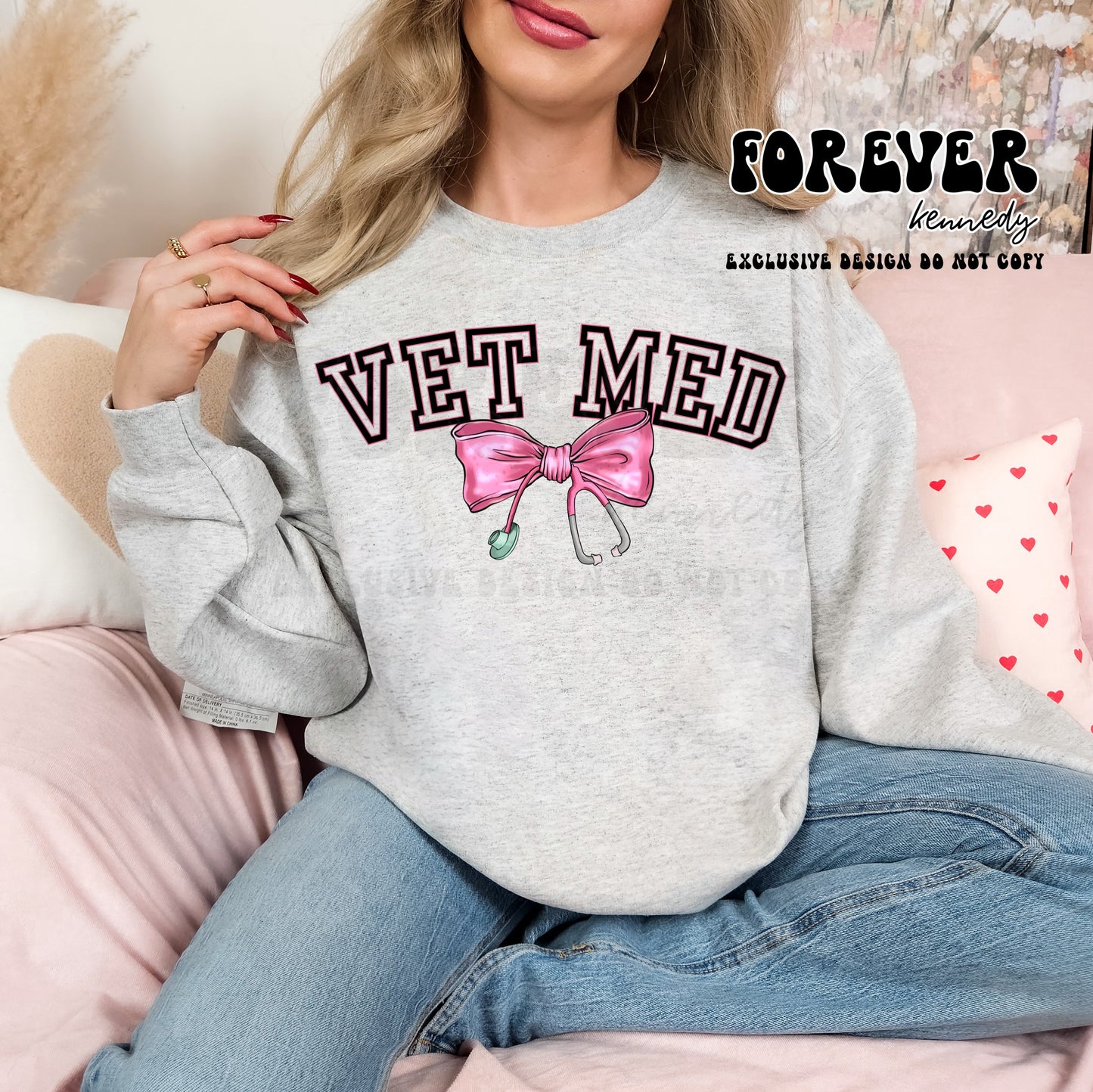 (MTO APPAREL) * CHOOSE STYLE: EXCLUSIVE Vet Med Stethoscope Bow