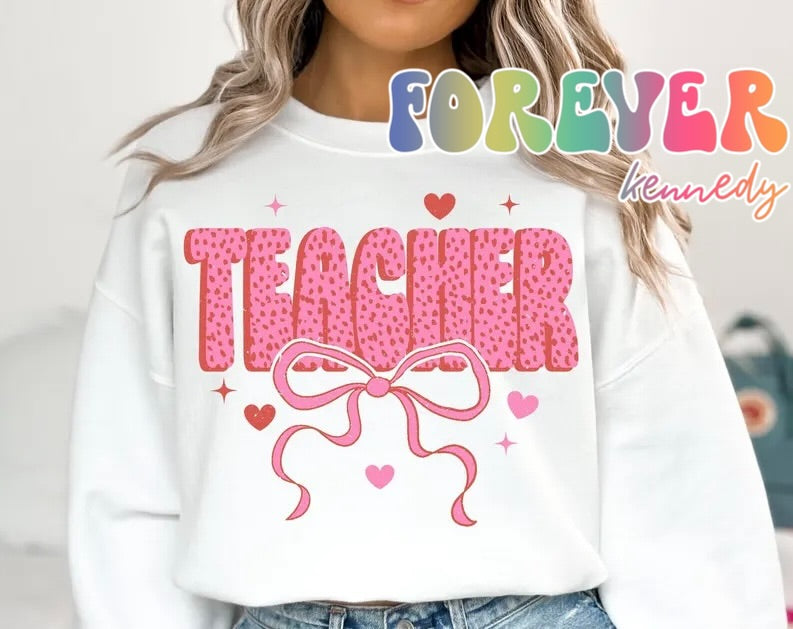 (MTO APPAREL) * CHOOSE STYLE: Teacher Bow