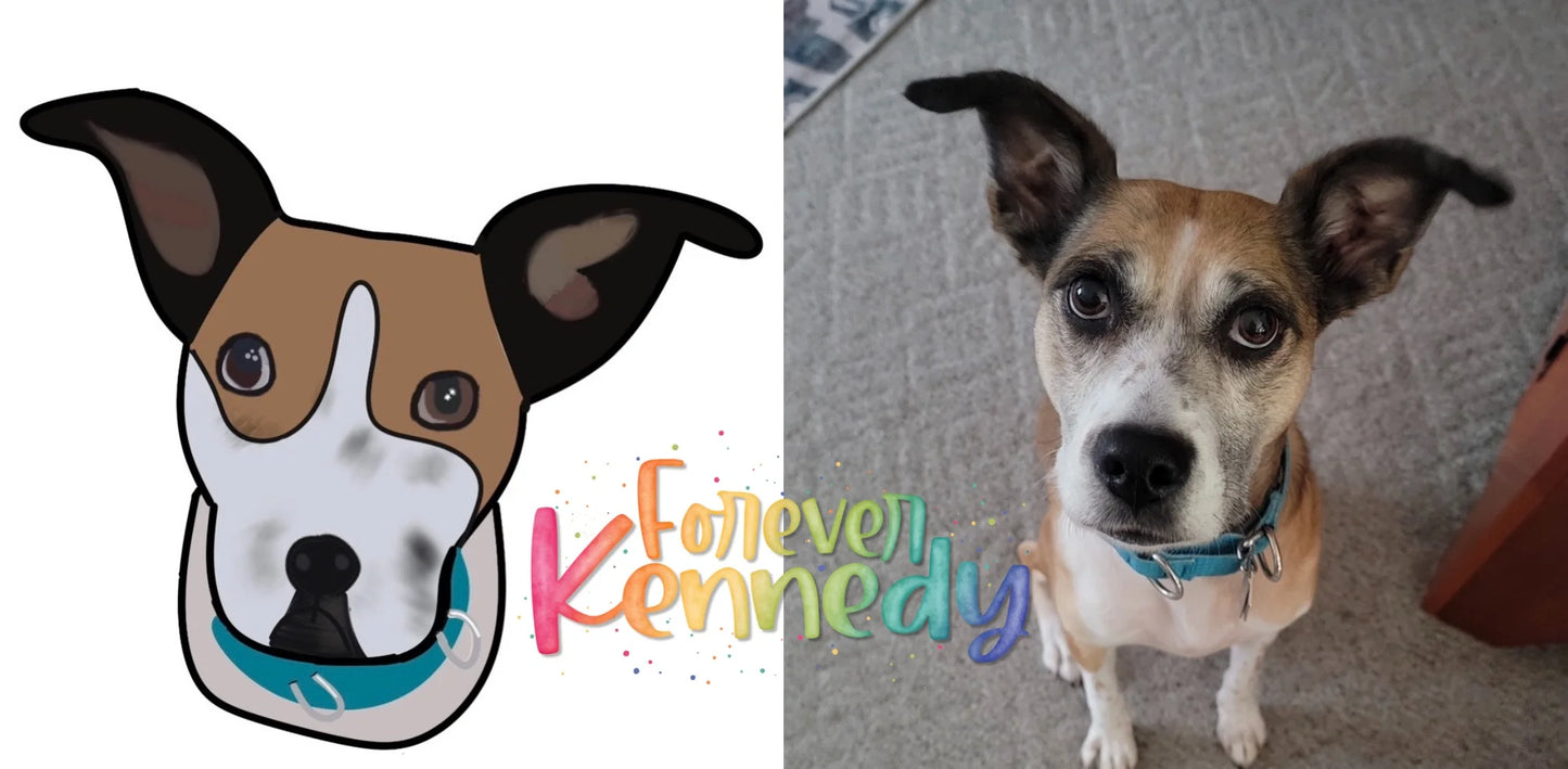 (MTO) Ornament: Custom KENZIE Pet Drawing