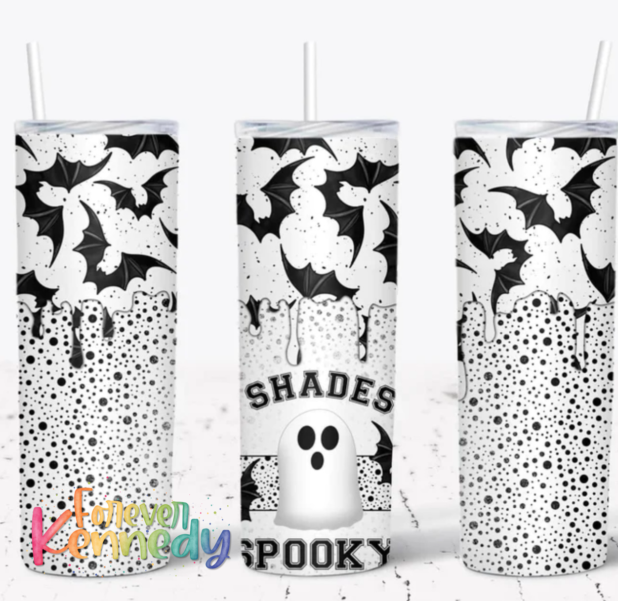 (MTO) 20oz Tumbler: 50 shades of spooky