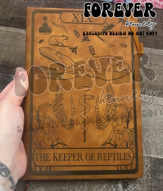 (MTO) A5 Notebook: EXCLUSIVE DESIGN The Keeper of Reptiles