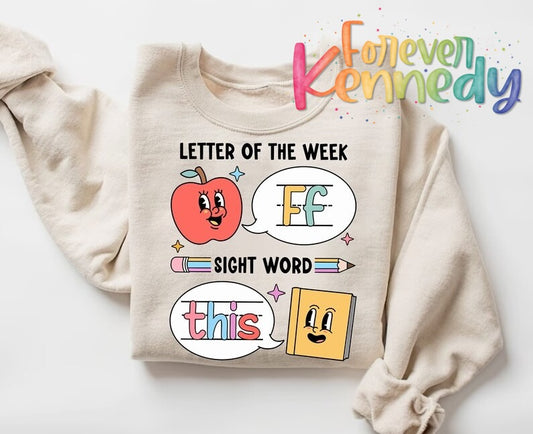 (MTO) Pick Your Apparel: Letter of the week F