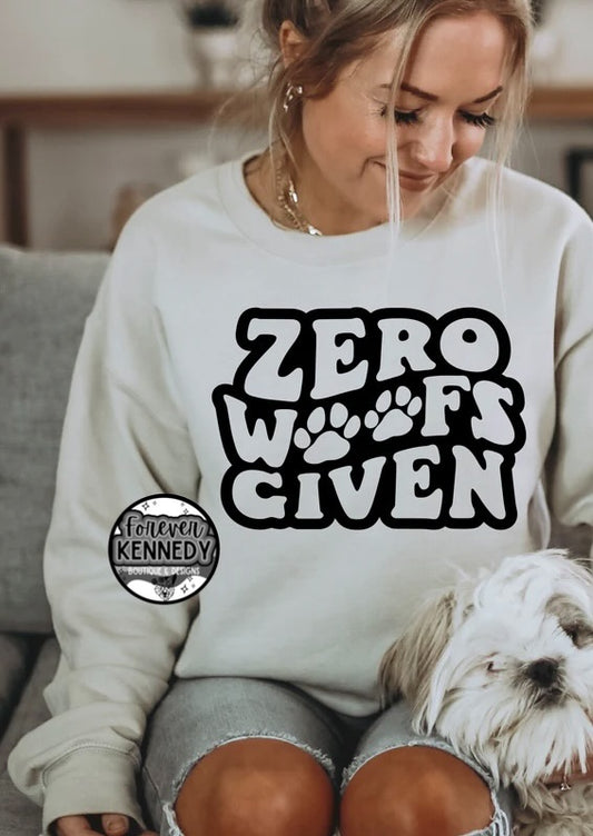 (MTO) Pick Your Apparel: Zero woofs given