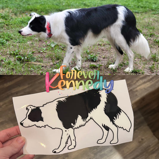 (MTO) Hand Drawn Custom Pet Decal