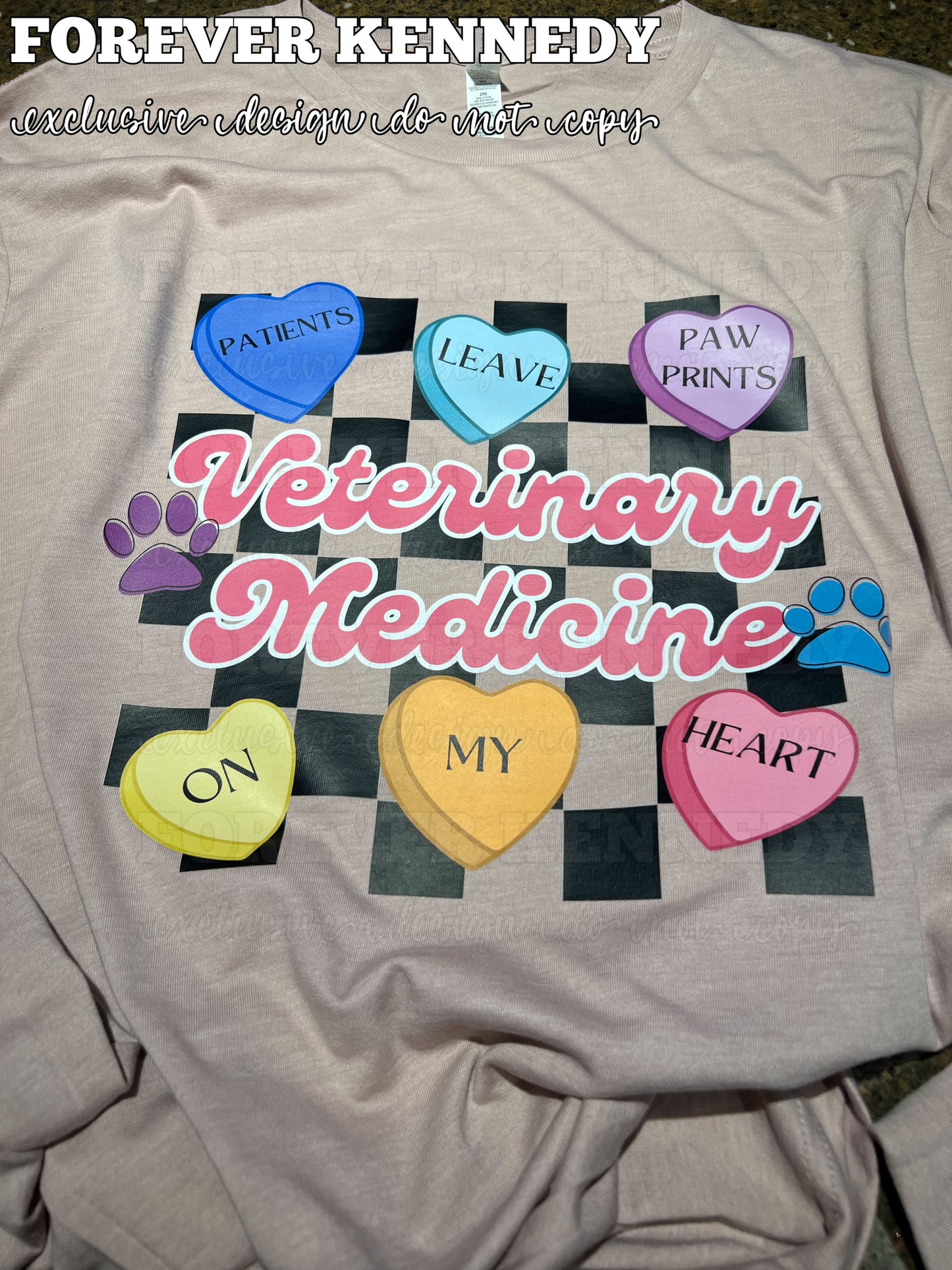 Made to Order (MTO) / Apparel: EXCLUSIVE Patients leave paw prints on my heart