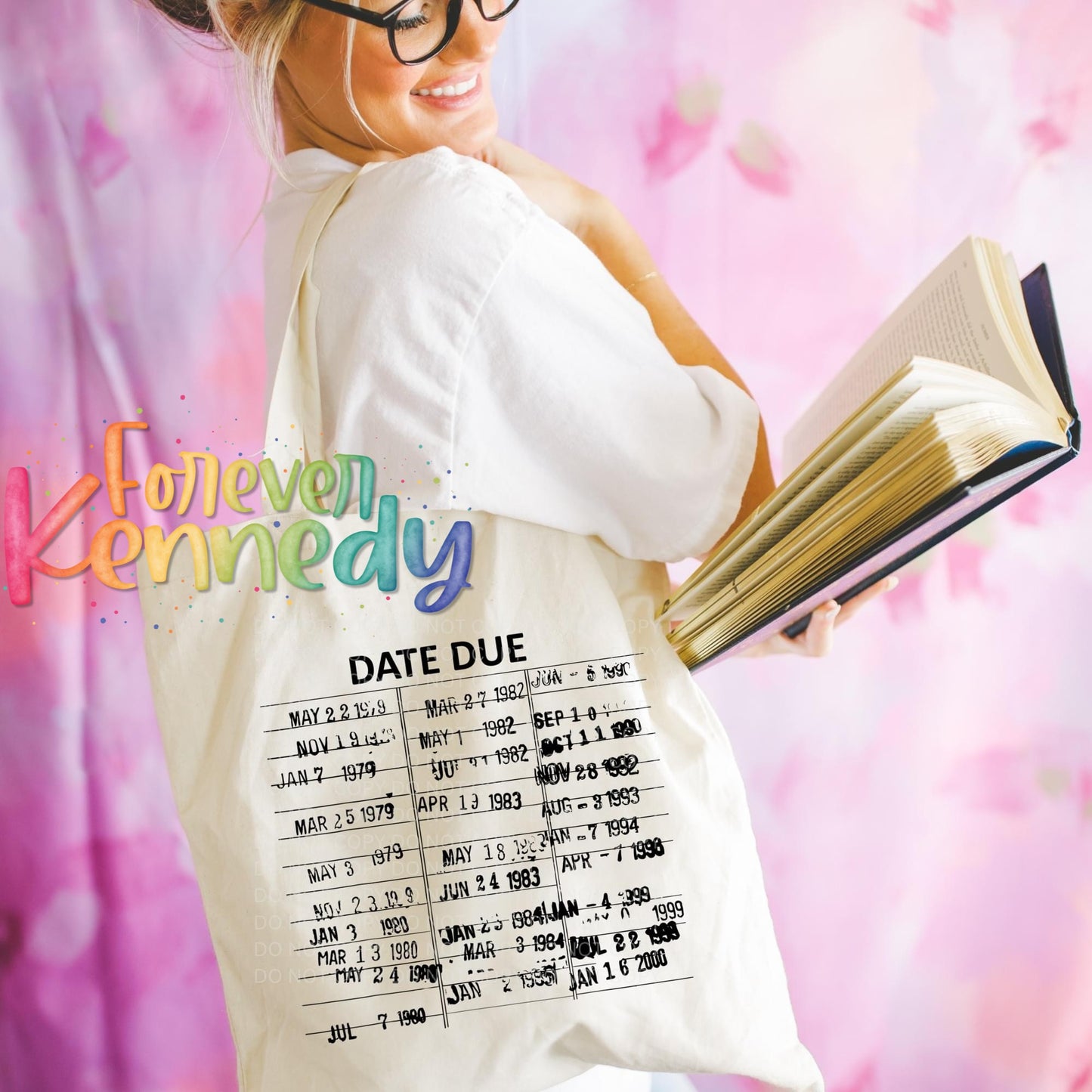 (MTO) Tote Bag: Date due