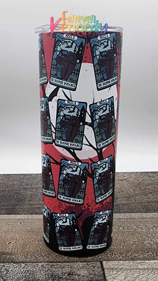 (MTO) 20oz Tumbler: Book Lovers / Vampire Romance