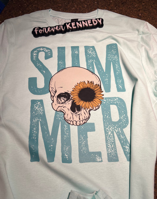 (MTO) Pick Your Apparel: Spooky Summer / Sunflower skull