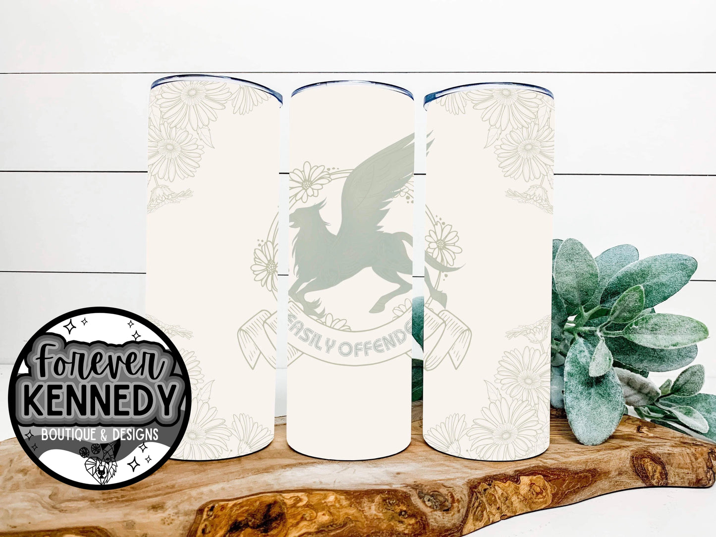 (MTO) 20oz Tumbler: Inspired Offended Flowers