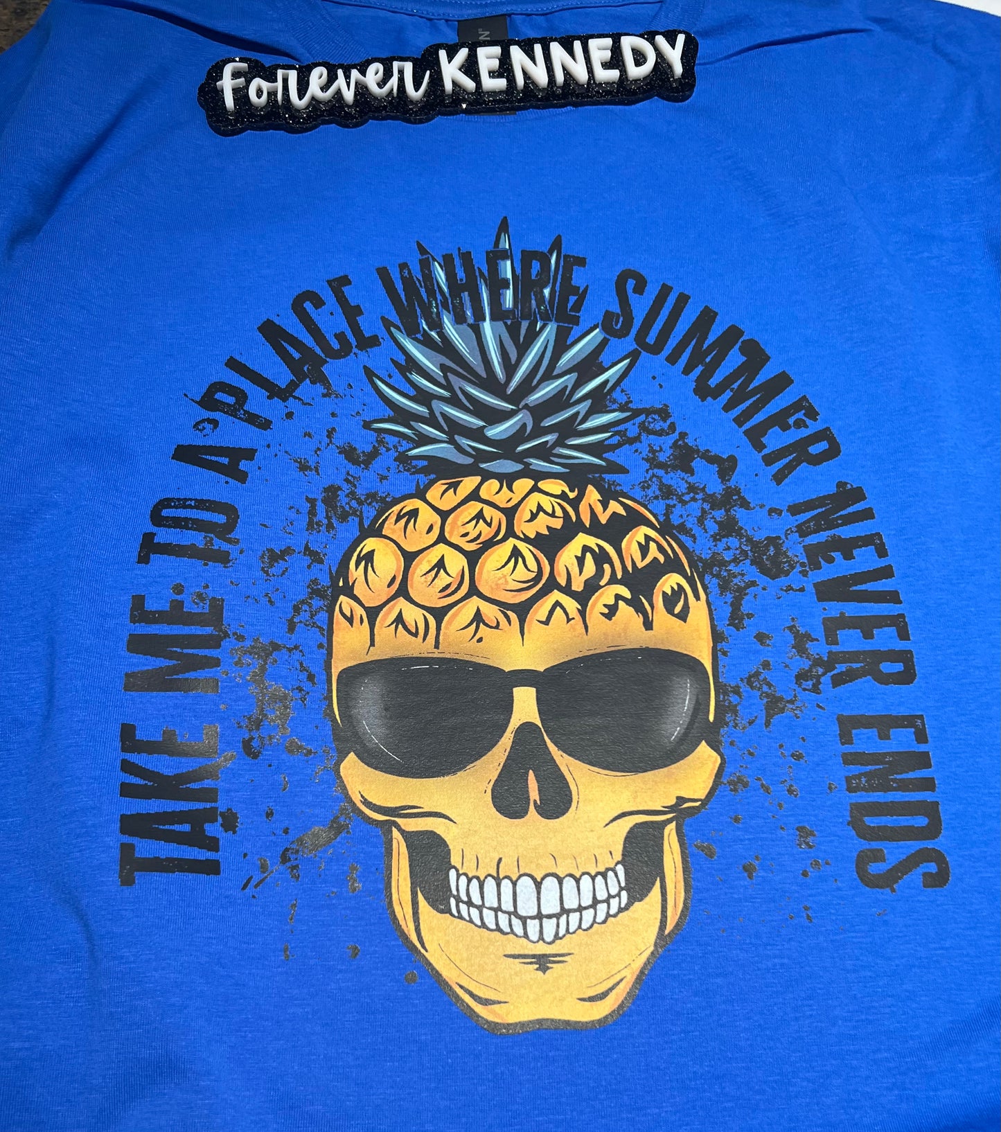 (MTO) Pick Your Apparel: Spooky Summer / Pineapple skull