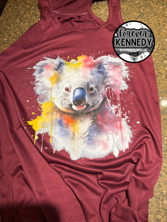 (MTO) Pick your Apparel: Zoo / Watercolor Koala