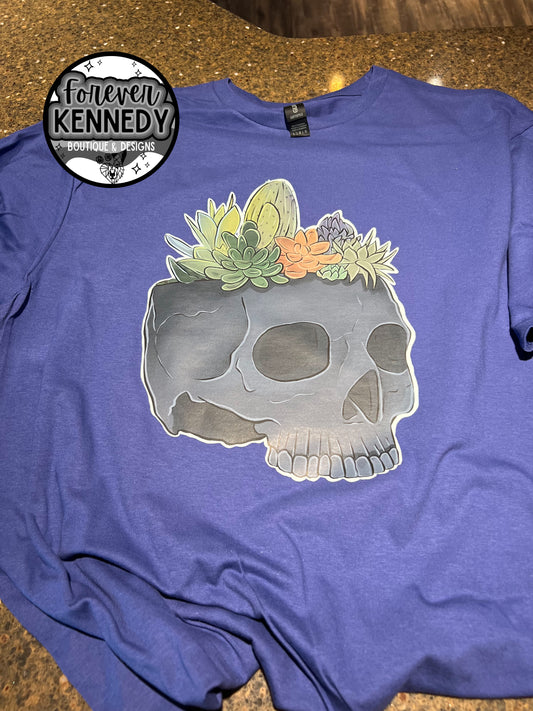 (MTO) Pick Your Apparel: Plant / Skull with succulents