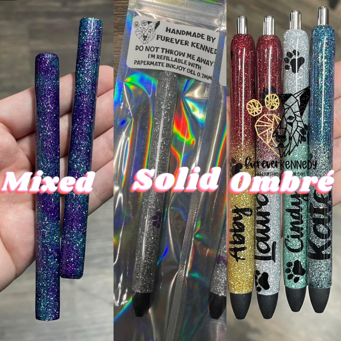 (PO) Custom Epoxy Pen: Pick your saying